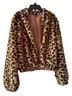 Windsor 100% Polyester Leopard Print Tan Brown Jacket Size M - photo 1
