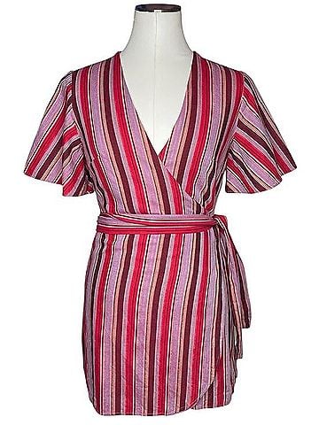 The Jetset Diaries Sundowner Wrap Mini Dress Casual Dress (view 2)