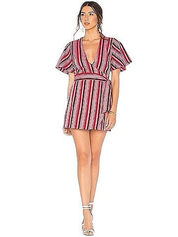 The Jetset Diaries Sundowner Wrap Mini Dress Casual Dress (view 1)