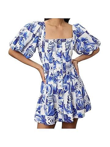 Caroline Constas Garden Tiles Casual Dress (view 1)
