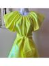 Christopher John Rogers Solid Yellow Cocktail Dress Size XXS - photo 3