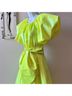 Christopher John Rogers Solid Yellow Cocktail Dress Size XXS - photo 4