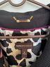 Dana Buchman Animal Print Black White Blazer Size XL - photo 3