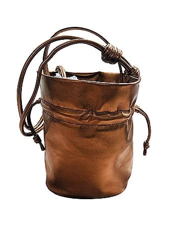 Vera Bradley Small Drawstring Leather Bucket Bag (view 1)