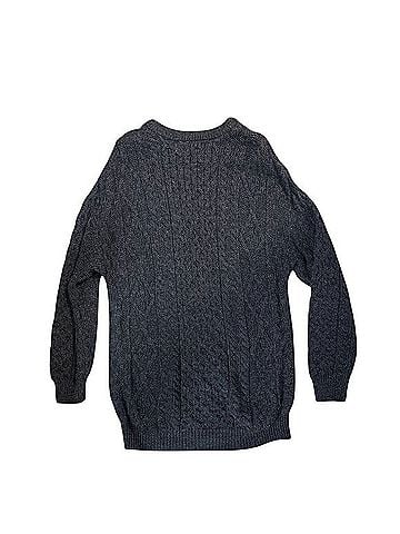 Aran Crafts Cable Knit Wool Sweater (view 2)