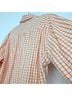 J. McLaughlin Plaid Orange White Long Sleeve Button-Down Shirt Size XL - photo 9