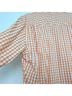 J. McLaughlin Plaid Orange White Long Sleeve Button-Down Shirt Size XL - photo 10