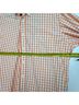 J. McLaughlin Plaid Orange White Long Sleeve Button-Down Shirt Size XL - photo 13