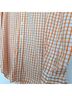 J. McLaughlin Plaid Orange White Long Sleeve Button-Down Shirt Size XL - photo 4