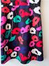 Milly Floral Black Pink Cocktail Dress Size 2 - photo 4
