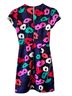 Milly Floral Black Pink Cocktail Dress Size 2 - photo 2