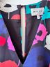 Milly Floral Black Pink Cocktail Dress Size 2 - photo 7