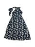 Sachin + Babi 100% Polyester Floral Blue Ivory Cocktail Dress Size 14 - photo 2