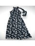 Sachin + Babi 100% Polyester Floral Blue Ivory Cocktail Dress Size 14 - photo 9