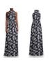 Sachin + Babi 100% Polyester Floral Blue Ivory Cocktail Dress Size 14 - photo 10