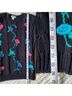 Victoria Jones Floral Black Teal Pullover Sweater Size M (petite) - photo 6