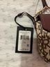 DKNY Print Brown Leather Belt One size - photo 3