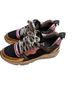 P448 Black Gold Pink Sneakers Size EU 36 - photo 1