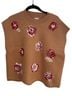 Anthropologie Floral Tan Red Jacket Size XL - photo 1