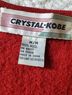 Crystal-Kobe 100% Wool Solid Red Vest Size M - photo 8