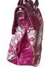 Roxbury Floral Pink Ivory White Leather Satchel One size - photo 5
