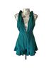Dazey LA Solid Teal Overall Shorts Size S - photo 1