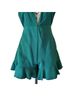 Dazey LA Solid Teal Overall Shorts Size S - photo 5