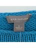 Ann Taylor 100% Silk Blue Pullover Sweater Size S - photo 3