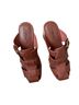 Charlotte Stone 100% Leather Brown Mule/Clog Size 9 - photo 2