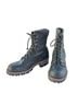 FRYE 100% Leather Solid Black Boots Size 8 - photo 1