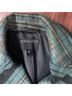 Bernardo Plaid Green Black Coat Size XS - photo 3