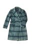 Bernardo Plaid Green Black Coat Size XS - photo 4