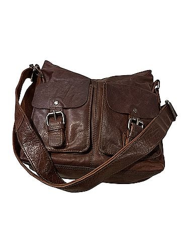 Spikes & Sparrow Leather Messenger (view 1)