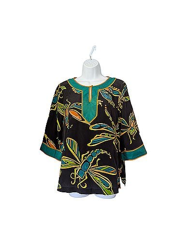Bob Mackie Short Sleeve Blouse (view 1)