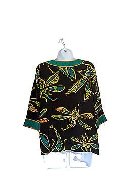Bob Mackie Short Sleeve Blouse (view 2)
