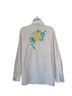 Bob Mackie White Long Sleeve Button-Down Shirt Size M - photo 2