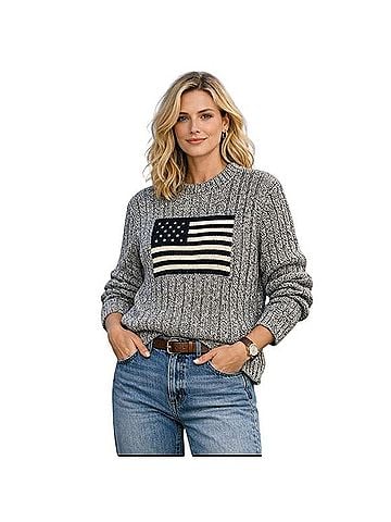 Ralph Lauren Polo Ralph Lauren American Flag Sweater Pullover Sweater (view 1)