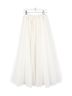 Majorelle 100% Polyester 97% Polyester 3% Elastane Solid White Formal Skirt Size S - photo 1