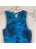 Hard Tail Tie-dye Blue Purple Sleeveless Top Size S - photo 4