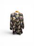 Cinq à Sept 100% Polyester Floral Black Multi Color Cocktail Dress Size 16 - photo 4