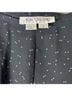 Kay Unger 100% Silk Polka Dots Black Blue Silk Skirt Size 6 - photo 3