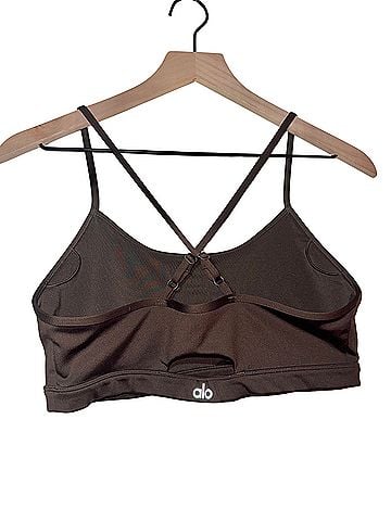Alo Airlift Intrigue Espresso Sports Bra (view 2)