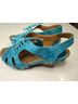 John Fluevog 100% Leather Teal Wedges Size 8 - photo 13