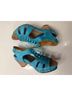 John Fluevog 100% Leather Teal Wedges Size 8 - photo 10