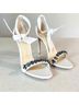 Alexandre Birman 100% Leather Solid White Sandals Size 8 1/2 - photo 5