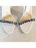 Alexandre Birman 100% Leather Solid White Sandals Size 8 1/2 - photo 4