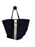 Kempton & Co. 100% Cotton Stripes Blue Silver Tote One size - photo 1