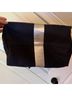 Kempton & Co. 100% Cotton Stripes Blue Silver Tote One size - photo 7