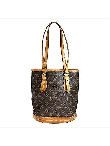 Louis Vuitton Louis Vuitton Bucket PM Tote Bag, Monogram Canvas, M42238, Brown, Gold Hardware, DK2008, Women's. (view 2)