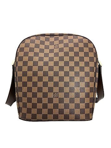 Louis Vuitton Louis Vuitton Ipanema GM Shoulder Bag, Damier Ebene, N51292, Brown with Gold Hardware, VI1011, Men's/Women's. (view 2)
